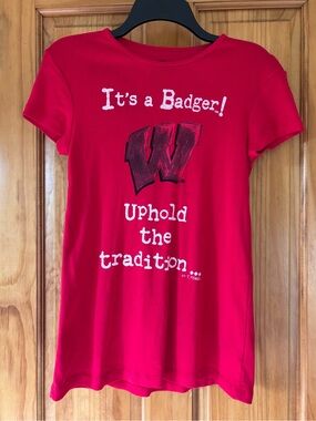 Pregnancy announcement shirt-Wisconsin Badger